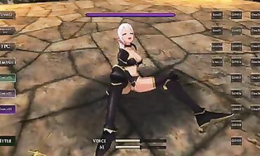 Gisele the Elf Knight: 3D Toon Gameplay Threesome