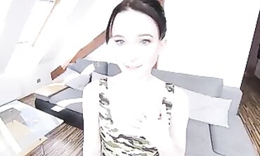 Limber Russian Brunette POV Blowjob and Rough Sex