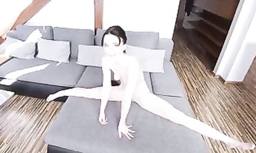 Limber Russian Brunette POV Blowjob and Rough Sex