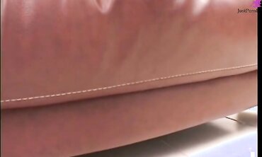 The little schoolgirl wanted sex for a long time and could not wait for her neighbor until he came, but then he came in and fucked her hard