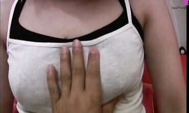 Young Asian couple loves to play with a vibrator and fuck after a working day