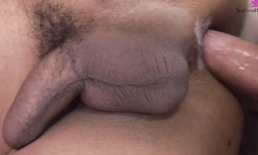 Passionate babe lets her dick suck and then lets cum in anal