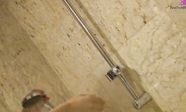 A young bitch loves to fuck with her friends and let them suck her little dick