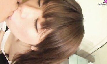 Pretty Asian Arisa let the guy do whatever he pleases with him