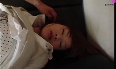 Beautiful Asian girl was caught by her friend and fucked hard