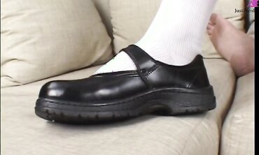 Little trans schoolgirl fucked hard by her friend who caught her masturbating