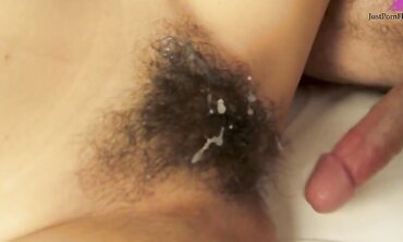 Asian Teen Meena Soaps Up Her Bush After Hard Fuck And Creampie