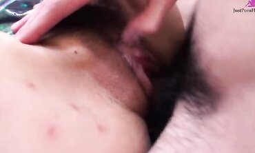Asian With Big Boobs Hiromi Gets Down For Some Sucking And Fucking