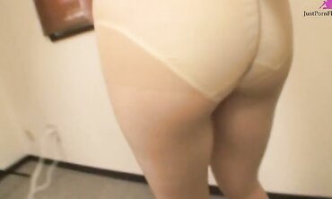 Experienced Asian babe with hairy pussy Satsuko Miwa frolics with a guy