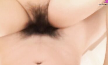 While interviewing at work, guy fucked hard hairy pussy of woman