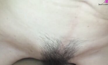 J-Granny Nobuko Tachikawa Shows Off Pink Pussy Between Hairy Creampie Lips