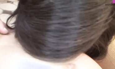 J-Granny Nobuko Tachikawa Shows Off Pink Pussy Between Hairy Creampie Lips