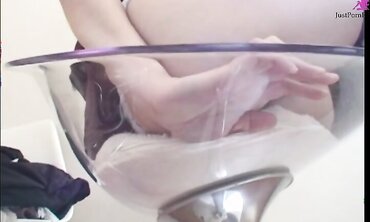 Beautiful Japanese Babe Rides A Cock In Thigh High Stockings