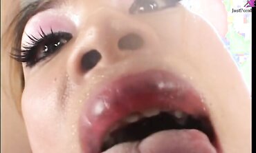 Waiting for a friend from work, a young trans Asian girl played with a pussy and then was fucked