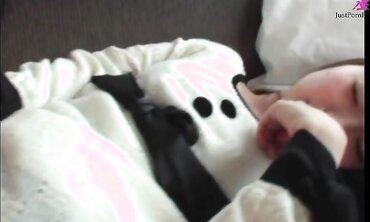 Japanese Cutie With Tiny Tits And A Hairy Bush Sucks And Fucks