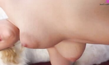 Cute Blonde Cindy Loo Gets Fucked in Her Tight Pussy