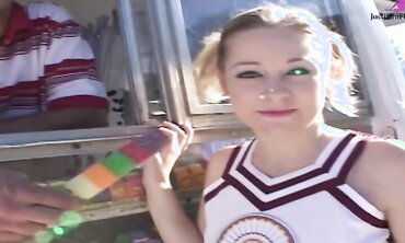 Cute Blonde Cindy Loo Gets Fucked in Her Tight Pussy