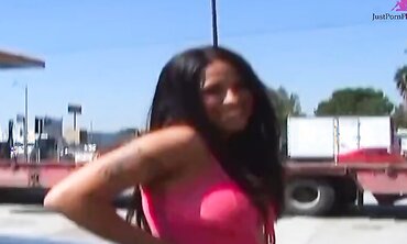 Latina Jenaveve Jolie Gets Her Juicy Pussy Pounded by a Hung Studs Cock