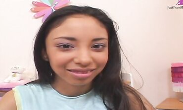 Slender Teen Bounces Her Pussy on a Massive Dick
