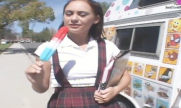 Jessica Valentino Gets Banged By The Ice Cream Man