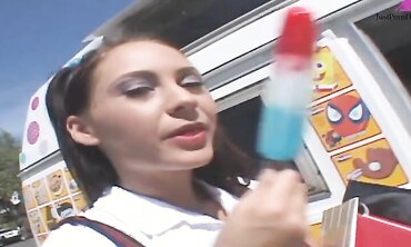 Jessica Valentino Gets Banged By The Ice Cream Man