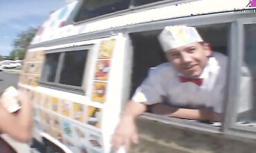 Jessica Valentino Gets Banged By The Ice Cream Man