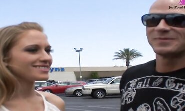 Busty Blonde Fucks a Stranger She met at the Mall