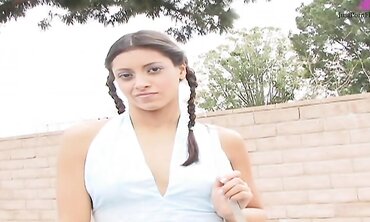 Slender Pig Tailed Teen Fucks a Stranger and Loves the Dick