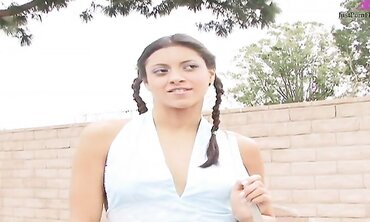 Slender Pig Tailed Teen Fucks a Stranger and Loves the Dick