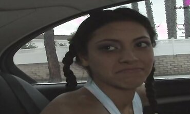 Slender Pig Tailed Teen Fucks a Stranger and Loves the Dick