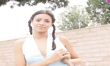 Slender Pig Tailed Teen Fucks a Stranger and Loves the Dick