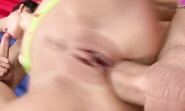 18+, Natural Tits, Ass To Mouth, Ass Eating, Threesome, Fingering, Nylons/Pantyhose, Facial Cumshot, Anal, Shaved Pussy, Gaping