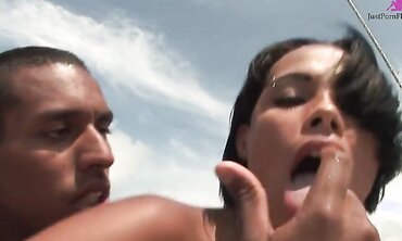 Brazilian Model Jessica Baya Gets Anally Pounded On A Boat