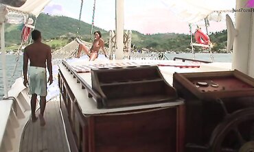 Brazilian Model Jessica Baya Gets Anally Pounded On A Boat