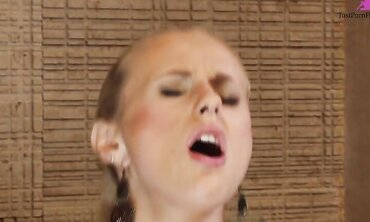 Footjob Leads To A Deep Fuck Against The Sink For This Cute Blonde