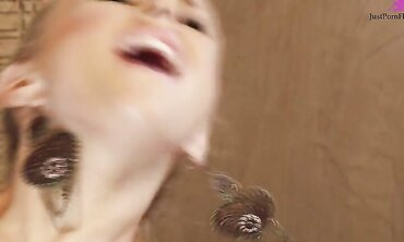 Footjob Leads To A Deep Fuck Against The Sink For This Cute Blonde
