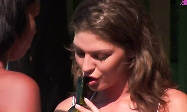 Natural Tits, Ass Eating, Outdoors, Ass To Mouth, Facial Cumshot, Anal, Lesbian, Fresh Faces, Threesome