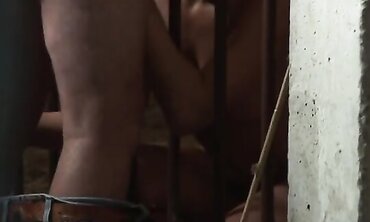 Katerina Vavrova Sucks Off an Old Man Through Jail Cell Bars