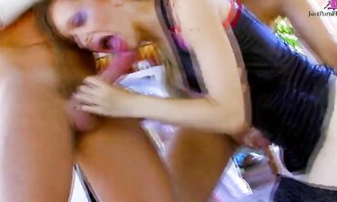 Lena Luminescente Grinds Her Way Through A Deep Double Penetration