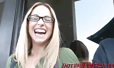 Blonde Bombshell Lindsay Meadows Gets Fucked By A Dark Hunk