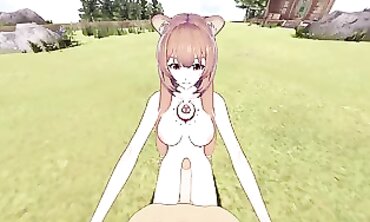 POV: Futa Raphtalia Anal Hardcore with Big Tits