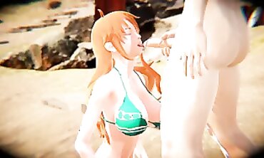 1 Lump - Nami Orgy in 3D