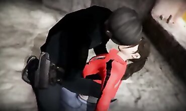 Claire Redfield 3D Remake: Ominous Resident Hookup