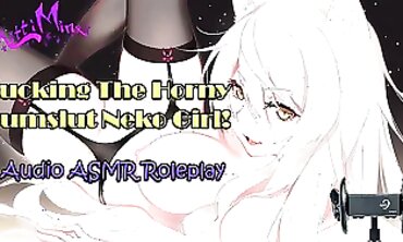 ASMR Neko Cat Bimbo Roleplay with KittiMinxASMR