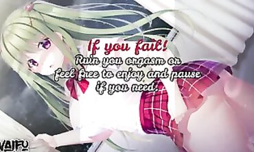 Kokonoe Tsubaki Anime JOI: Fluffy Tail Stroke & Edging Denial