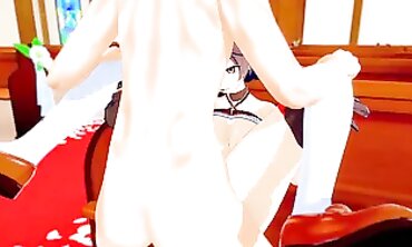 Genshin Inspired: Adorable Amber 3D Animated Hentai