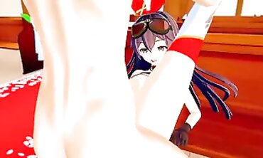 Genshin Inspired: Adorable Amber 3D Animated Hentai