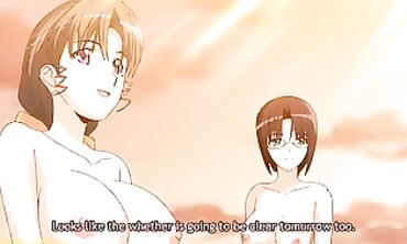 Uncensored Hentai: Busty Babe Rides Big Ass on the Beach