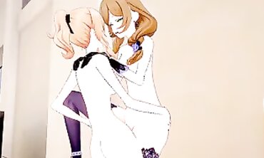 Genshin Impact: Futa Jean and Lisa in 3D Animated Action
