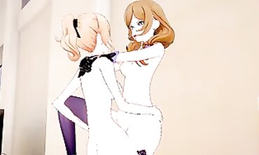 Genshin Impact: Futa Jean and Lisa in 3D Animated Action